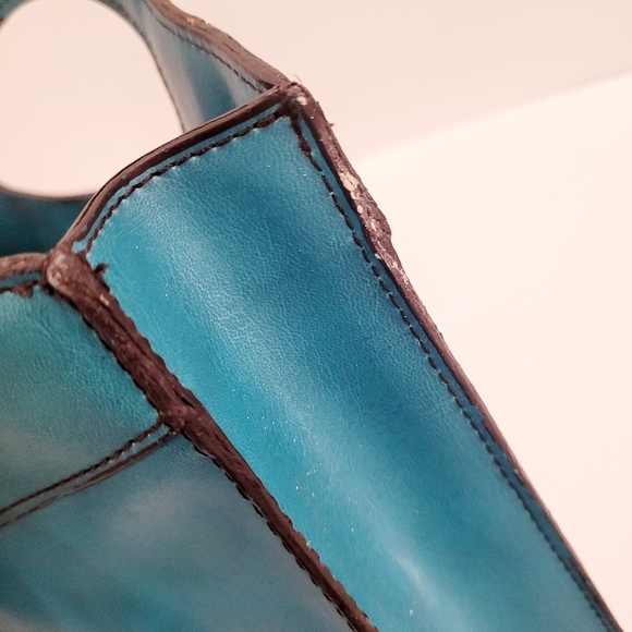Matt & Nat Vintage 90's Y2K Turquoise Shoulder Bag - Picture 9 of 10